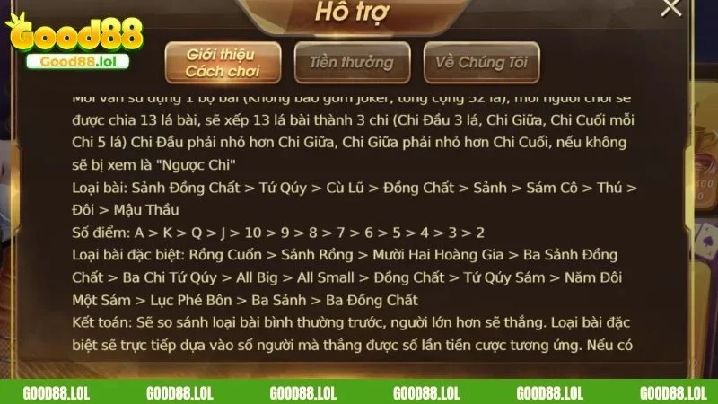 Bạn cần nắm vững các quy tắc và thuật ngữ trong Baccarat GOOD88